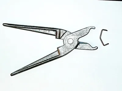 Pinza para colocar agrafes (Ganchos de sutura)