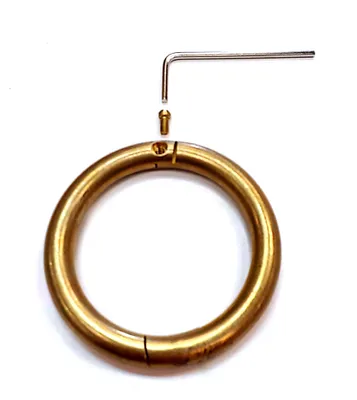 Argolla de bronce p/terneros 47 x 8 mm., removible
