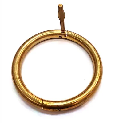 Argolla de bronce p/toros, 64 x 8 mm., fija