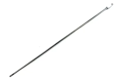 Sonda uterina, con cono para jeringa y oliva para goma.