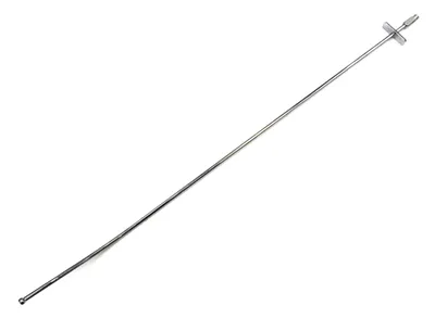 Sonda uterina, de 4 mm. x 460mm, con apoyadedo.