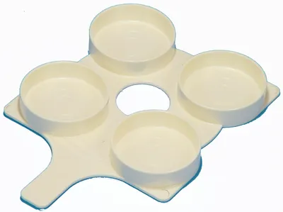 Bandeja p/reacción del «Californian Mastitis Test»
