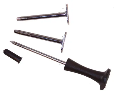 Trocar de metal con 2 vainas, de 6 mm. x  90 mm.