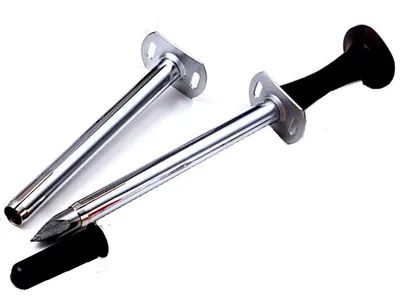 Trocar p/vacunos de metal, 2 vainas, de 9 x 150 mm