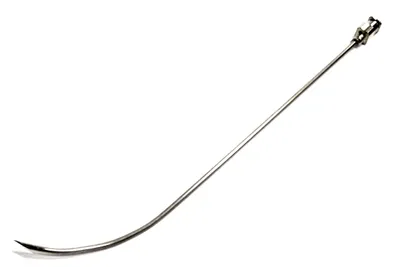 Aguja especial para ojos, curva. De 150 x 1,80 mm.