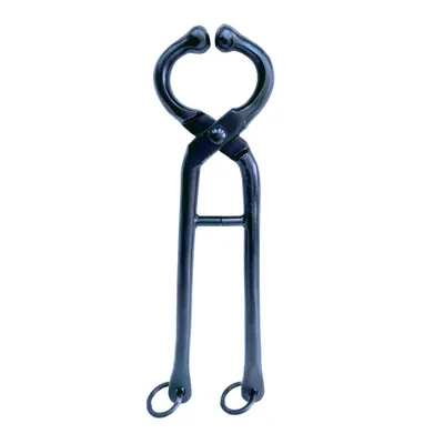 MOCHETA DE ACERO CON ARGOLLAS – 33cm. – IMPORTADA