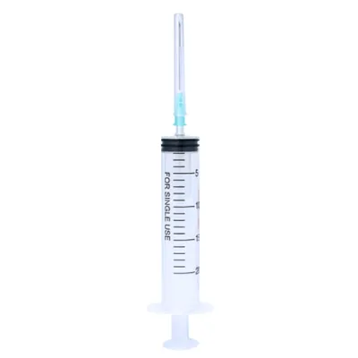 JERINGA CON AGUJA DESCARTABLE – 20 ML. – CAJA X50