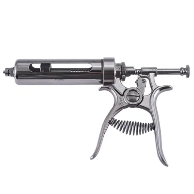 JERINGA TIPO PISTOLA «91» TUBO DE VIDRIO WALMUR AUTOMÁTICA – 50cc. CORTA