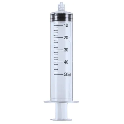 JERINGA DESCARTABLE SIN AGUJA CON ROSCA – 50 ML. – X1