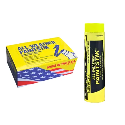 CRAYÓN PARA MARCAR GANADO AMARILLO FLUORESCENTE – PAINTSTIK