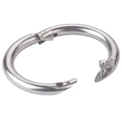 ARGOLLA EN ACERO FIJA PARA TOROS – 59 x 8 MM.