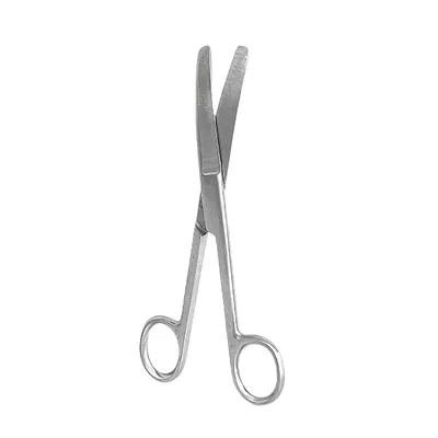 TIJERA QUIRÚRGICA CURVA PUNTAS ROMA/ROMA – 16 CM.