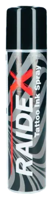 TINTA p/TATUAR RAIDEX – SPRAY 225ml – NEGRO