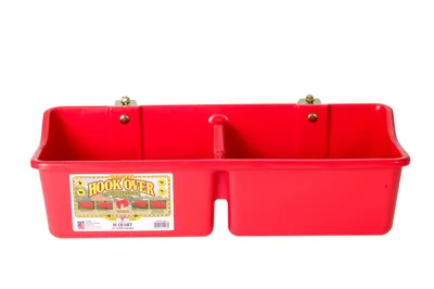 Comedero rectangular de 60 cm., división/sop. MILLER