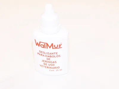 Lubricante para émbolos WALMUR, gotero de 15 ml.