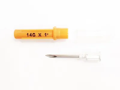 Aguja descartable 14G x 1 » – 25 x 2,0 mm. – Caja x 100