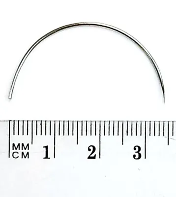 Aguja sutura seccion redonda. KRUUSE 53 mm