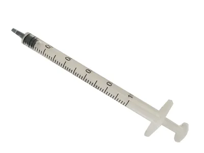 Jeringa descartable 1 ml.,  con aguja desc. – Unidad