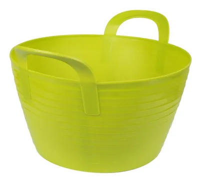 Balde contenedor plástico flexible 12lt. con asas