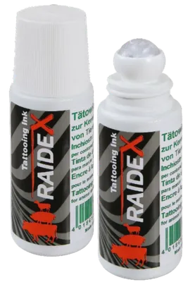 TINTA p/TATUAR RAIDEX, ROLL-ON 65ml. – VERDE