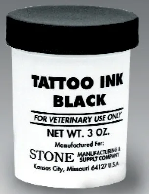 Pasta para tatuar STONE, pote 90 gr. color Negro.