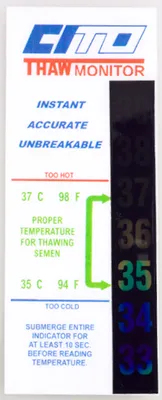 Monitor de temperatura, para termo descongelar semen CITO