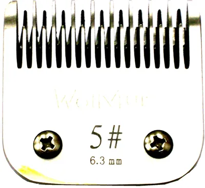 Juego peine y cortante Nº  5 para peladora Walmur. Corte a 6,30 mm.
