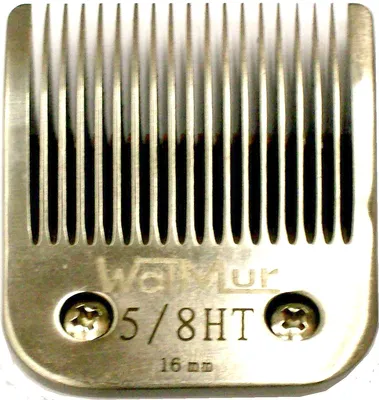 Juego de peine y cortante Nº. 5/8HT p/peladora Walmur. Corte a 16mm.