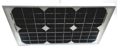 Panel solar fotovoltaico de 16 W. Carga: 4,1 A/día. Sin soporte