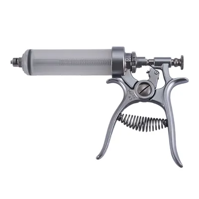 JERINGA WALMUR 43 AUTOMÁTICA TIPO PISTOLA CON TUBO DE PLÁSTICO 50cc.